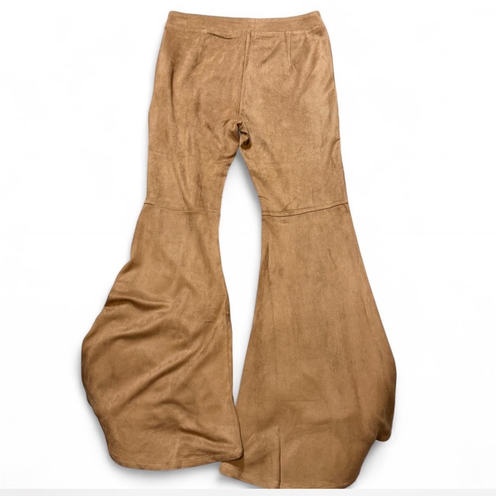 Luxurious Suede Bell Bottoms - Picture 3 of 16